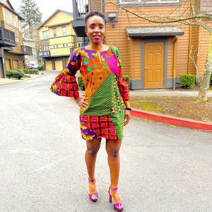 Dress African fabric